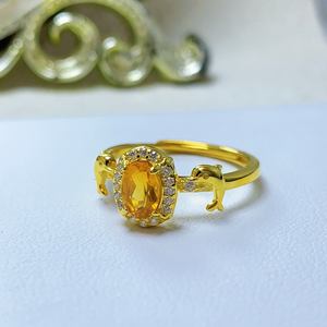 Anillo de Turmalina Natural, Rubí y Topacio, Plata de Ley 925, Corte Ovalado de 5x7mm, Anillo Multigema, Venta al por Mayor para Joyería en Transmisión en Vivo - Product Image 3