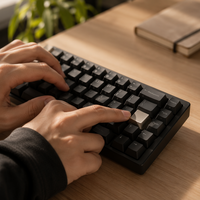 Custom Blank Zinc Alloy Metal Keycap CNC Machined Electroplated Mechanical Keyboard Keycaps Cherry MX Compatible