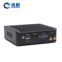 Terminal en la nube Mini PC Nano Celeron J4125 J1900 Atom E3845 8GB Ram Quad Core 4 Lan X86 HD/VGA Industrial Barebone Router Mini PC