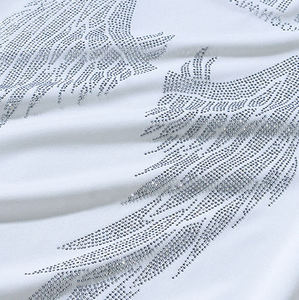 OEM China Wholesale Classic Round Neck Blank Plain T Shirts Cotton Rhinestone T-shirt Custom <b>Tshirts</b> for Men - Product Image 3