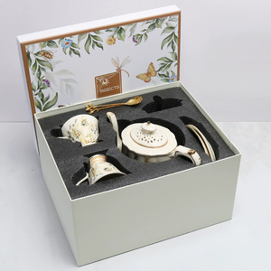 European Style Pastoral Ceramic Coffee <b>Set</b> with Pot Gift Afternoon <b>Tea</b> <b>Set</b> - Product Image 6