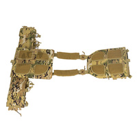 Gilet tactique Gilet Airsoft à dégagement rapide Gilet pondéré respirant réglable pour la formation