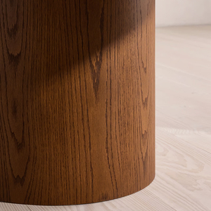 Set di <span class=keywords><strong>Tavolo</strong></span> da Pranzo e Sedie di Design Lussuoso Moderno Retrò con Base in Legno di Burl per Villa, Soggiorno e Cucina, 6 Posti - Product Image 6
