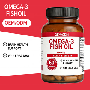 Омега-3 рыбий жир под собственной торговой маркой 2400 мг - OEM/ODM для здоровья мозга, с <span class=keywords><strong>EPA</strong></span> и <span class=keywords><strong>DHA</strong></span> - 60 мягких капсул - Product Image 3