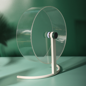 Rueda de correr silenciosa de acrílico, rueda con soporte para chinchilla, <span class=keywords><strong>erizo</strong></span>, hamster, 45cm, venta al por mayor - Product Image 3