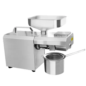 Mini Uso Doméstico Parafuso Cold Oil Press Machine para Amendoim Gergelim Noz Abacate Azeite Cacau Coco de MJ LYF-602