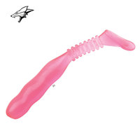 Wiggle Shad Doux En Plastique Swimbait Leurre De Pêche L'achigan à petite bouche Perche Pumpki Queue Leurre Souple De Haute Qualité