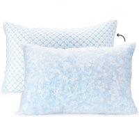 Matériaux de remplissage en mousse à mémoire bleu ciel pour maison pour animaux de compagnie remplisseur intérieur mousse à mémoire éponge douce déchiquetée pour jouet