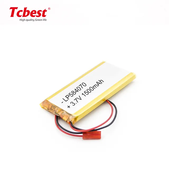 584070 3.7V 1500mAh Lithium Polymer Li-Po Li-ion Có Thể Sạc Lại Pin Cho Mp3 MP4 MP5 GPS DVD đồ chơi LED Ánh Sáng Tai Nghe