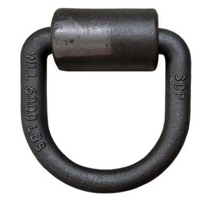 Nouvelle boucle de fixation 1BJY-DR-11, 5/8'' à souder, anneau en <span class=keywords><strong>D</strong></span> forgé, dimensions intérieures 3''x3'', charge maximale 18000 lbs <span class=keywords><strong>pour</strong></span> utilisation sur <span class=keywords><strong>remorque</strong></span> - Product Image 1