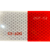 Rollo de Cinta Reflectante Grado Diamante Micro Prismática para Camión, Adhesivo Reflector de Seguridad Amarillo para Advertencia y Accesorios de Auto