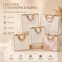 Sac en papier kraft robuste personnalisé avec impression de logo OEM, idéal pour la promotion de marque et les cadeaux clients