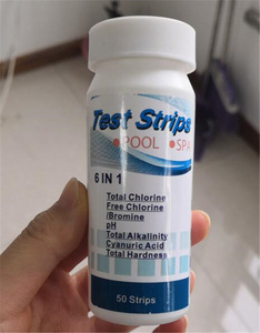 Nouvelle annonce ensemble de nettoyage de piscine kit de bandelettes de test de chlore de <span class=keywords><strong>sel</strong></span> kit de test de papier pour les produits chimiques de piscine - Product Image 4