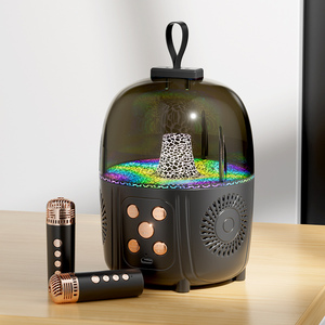 Q3 Super articulation sans fil Portable <span class=keywords><strong>Mini</strong></span> haut-parleur de karaoké avec micro sans fil lumière rvb Hifi 9D son surround haut-parleur de musique - Product Image 1