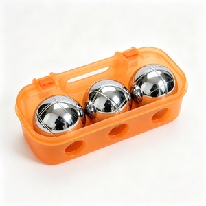 Kit <span class=keywords><strong>de</strong></span> <span class=keywords><strong>jeu</strong></span> <span class=keywords><strong>de</strong></span> <span class=keywords><strong>boules</strong></span> en acier inoxydable, 3 pièces, étui en plastique, <span class=keywords><strong>jeu</strong></span> familial pour pelouse, plage, jardin - Product Image 6