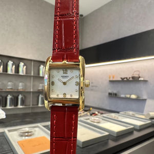 Montres de luxe H neuves, style vintage classique, cadran rectangulaire, bracelet en cuir, montres sport à quartz carrées pour hommes et femmes, style business, couple - Product Image 1