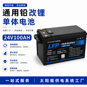 Lithium Ion <b>Battery</b> Pack <b>24V</b> 100Ah LiFePO4 For Boats Lightweight Waterproof - Product Image 5