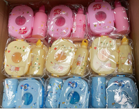 Boîte à lunch et gourde en plastique pour enfants, très vendues en Afrique, ensemble portable pour le marché du Nigéria, de l'Ouganda et du Congo