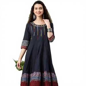 KUNJ CREATION - Sari/Saree/Shari de Seda Georgette Blanco, Diseño Moderno, con Bordado Pesado en Relieve, para Mujer, Estilo Casual Indio - Product Image 2
