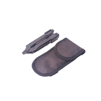 Pince multifonction pliable, outil tactique multifonction avec ciseaux, couteau, règle, équipement de survie pour le camping en plein air