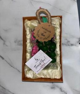 สบู่องุ่นสมุนไพรธรรมชาติทำมือ กล่องของขวัญสบู่ก้อน DIY สำหรับผู้หญิง ดีไซน์องุ่นสมจริง สปาไวท์เทนนิ่ง - Product Image 6