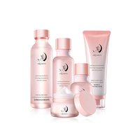 Ensemble de Soins de la Peau Roses Anti-Âge Éclaircissants à la Vitamine C, Bio, Marque Privée, pour l'Acné et l'Éclat du Teint