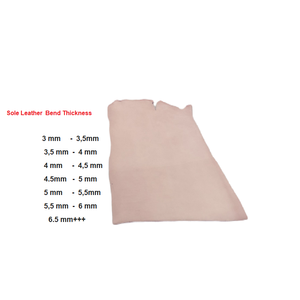 Cuir coudé au tannage végétal de qualité supérieure pour semelles de chaussures-un composant de chaussure durable et élégant - Product Image 3