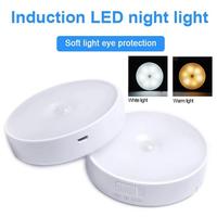Lámpara de Pared Magnética Portátil con Sensor de Movimiento Corporal Inteligente, Detector Inalámbrico para Pasillo, Camino, Armario, Lámpara de Emergencia de Pared