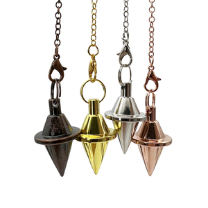 Péndulo de Metal en Forma de Cono Pequeño, Color Cobre, Oro, Oro Rosa y Plata, para Radiestesia, Sanación y Amuleto, Precio al por Mayor 2025 - Product Image 6