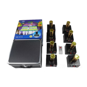 Sistema de disparo de fuegos artificiales profesional de 8 canales Máquina de fuego de plástico para pirotecnia con efecto de chispa - Product Image 2