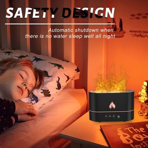 Difusor de Aroma Eléctrico con Diseño Minimalista, Llama 3D, Portátil, Humidificador con Vapor Cálido, Función de Desinfección, USB - Product Image 6