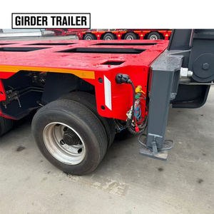 Nicolas Lowbed Type Hydraulic 200 Tonnes Multi Lifting Steering 5 + <span class=keywords><strong>4</strong></span> Axles  Hydraulic Modular Truck Trailer with Concave Beam - Product Image 4