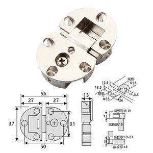 Soft Close Zinc Alloy Cabinet Flip Plate Hinges for Kitchen and Apartment Use - Product Image 4