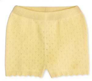 Set di Abbigliamento Estivo per Ragazze, T-shirt e Pantaloncini Casual, Completo Due Pezzi, Top a Maniche Corte con Bordo Smerlato in Maglia - Product Image 4