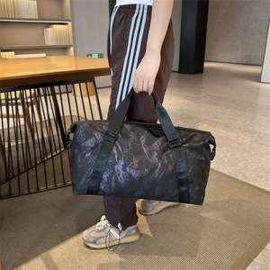 Bolsa de Lona con Estampado Personalizado, Gran Capacidad, Impermeable, con Separación para Objetos Secos y Húmedos, Bolsa de Viaje, Bolsa de Hombro - Product Image 3