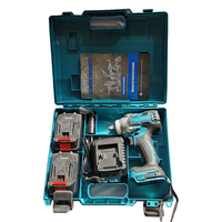 Clé sans fil 20V batterie de moteur sans balais rechargeable perceuse à percussion sans fil ensemble d'outils de pilote