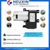 Pompe à vide à moteur sans balais 12V/24V DC, micro-pompe à air à faible bruit pour équipement de détection de fuites, fabriquée en usine d'origine