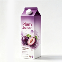Kant-en-klare zure donkerpruimen drank, natuurlijk kruidenmengsel, zure pruimensap voor catering en supermarkten