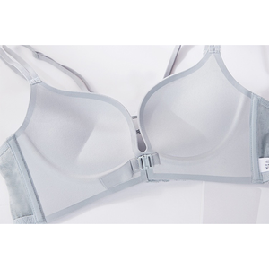 Conjunto de Sujetador de Calidad con Botones Frontales, Sin Costuras, Sin Varillas, para Mujer, Sujetador Push-Up - Product Image 4