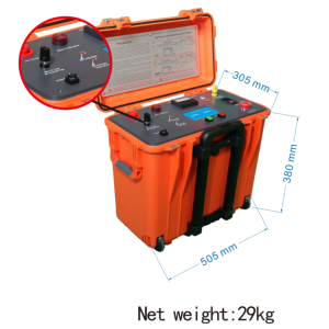 เครื่องกำเนิดไฟฟ้าแรงสูง HP-G35 32kV พร้อมแหล่งจ่ายไฟ HVPower ในตัว สำหรับการทดสอบสายเคเบิลที่เกิดข้อบกพร่อง หน้าจอสัมผัส รองรับการทดสอบหลายจุดข้อบกพร่อง - Product Image 5
