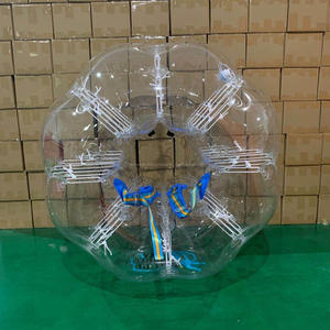 TPU 1,2 m/1,5 m/1,7 m Menschliche Größe Diy Blase Ball Körper Zorb Blase Fußball Aufblasbare Stoßstange ball - Product Image 2