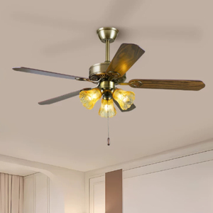Lustre rétro de style américain en bois, idéal pour décorer la chambre, le salon, la salle à manger, lampe de plafond vintage en chêne - Product Image 1