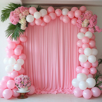 Telón de Fondo Elástico Colorido para Decoración de Escenarios de Bodas y Fiestas de Cumpleaños