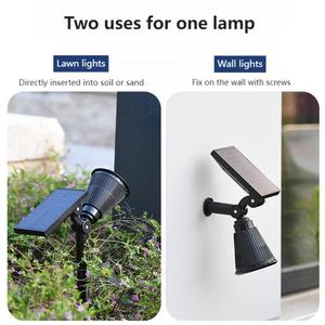 Lampes <span class=keywords><strong>de</strong></span> <span class=keywords><strong>jardin</strong></span> solaires rotatives 4 pièces LED 1.5W polysilicium 18650 batterie 1200mAh lampes LED à énergie solaire, pour l'éclairage <span class=keywords><strong>de</strong></span> <span class=keywords><strong>jardin</strong></span> - Product Image 5