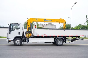 Camion de remorquage à plateau plat de marque japonaise RHD et LHD avec grue à 3 sections pour le levage et le transport de véhicules endommagés - Product Image 3