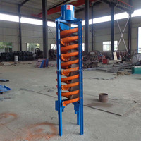 Séparateur gravimétrique à spirale pour le traitement du minerai d'étain, fonctionnant avec une table vibrante