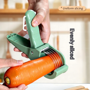 Cortador de Verduras y Frutas Manual de Acero Inoxidable y PP, Marca LM, Modelo LM01, Multifuncional, Resistente a la Corrosión, Utensilio de Cocina, Venta al Por Mayor - Product Image 5