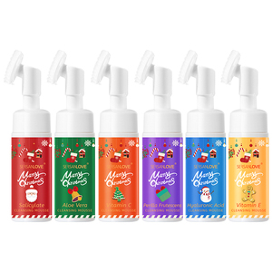 Etiqueta privada personalizada Navidad Cara Cuidado DE LA PIEL Limpieza profunda Hidratante Calmante mousse limpiador aloe vera <span class=keywords><strong>espuma</strong></span> <span class=keywords><strong>limpiadora</strong></span> - Product Image 2