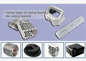 Fundición personalizada Fundición no ferrosa Fundición de aleación de aluminio Fundición de bajo volumen Fundición de zinc Complejo de fundición de molde permanente - Product Image 3