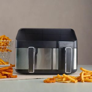 Grande <span class=keywords><strong>friteuse</strong></span> à air nouvelle génération avec écran LED, double <span class=keywords><strong>friteuse</strong></span> à air, <span class=keywords><strong>facile</strong></span> à <span class=keywords><strong>nettoyer</strong></span>, haute qualité, 1700 W, <span class=keywords><strong>friteuse</strong></span> à air électrique KA01003 - Product Image 2